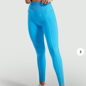 Gymshark Ultra Seamless Leggings in Blue Size XS
